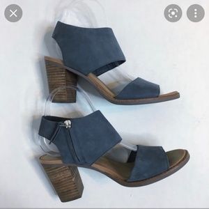 TOMS Majorca Sandals Blue Suede